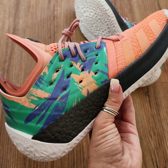 Size 11.5 New Men\'s Adidas Harden Vol. 2 2018 Melon main image 6